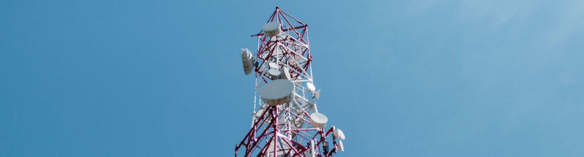 Telecom tower banner